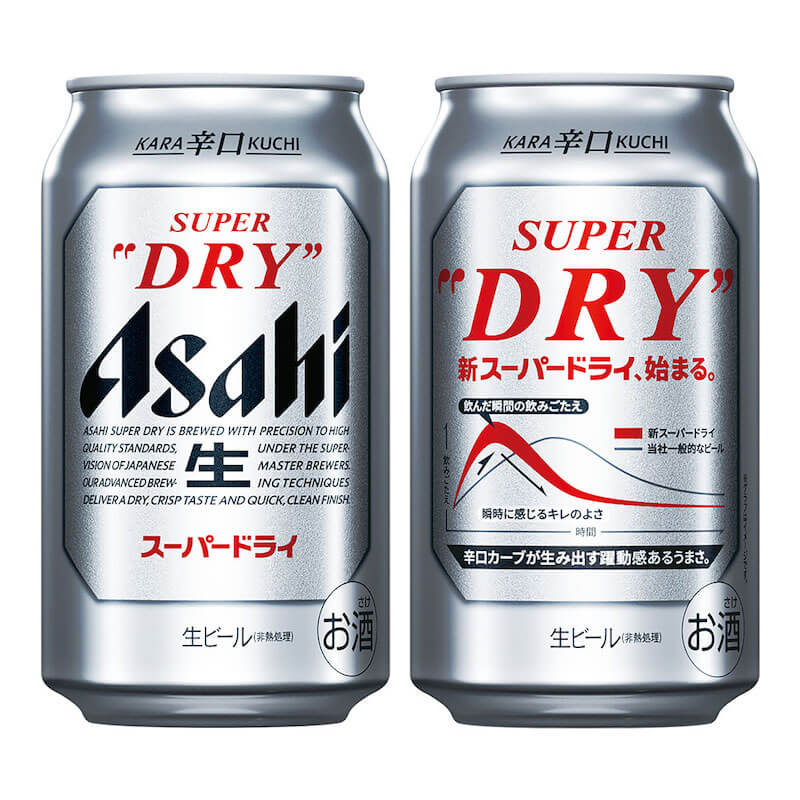 新Asahi Super Dry鋁罐包裝