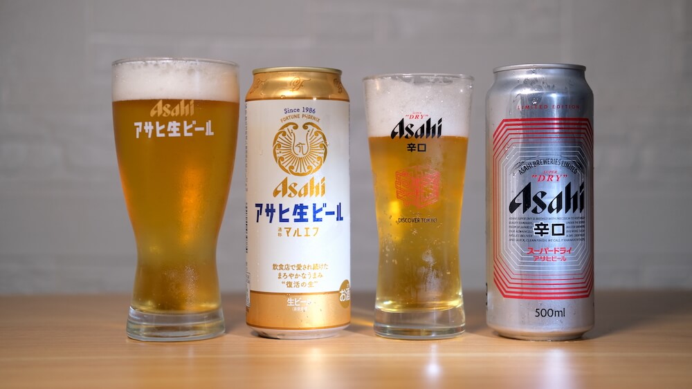 Asahi生啤酒-Maruefu與Super Dry