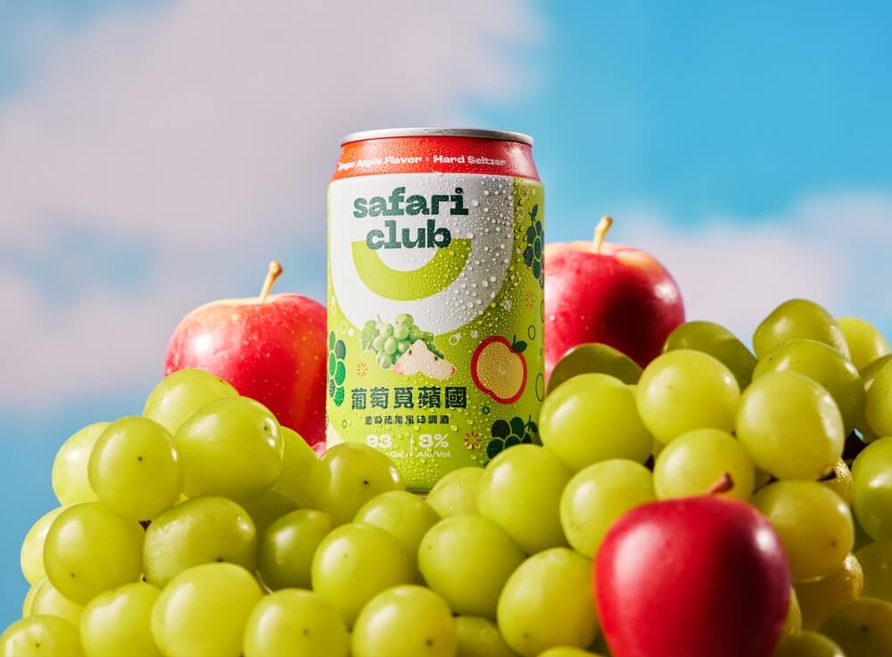 金車Safari-Club「葡萄覓蘋國」麝香葡萄與蘋果口味