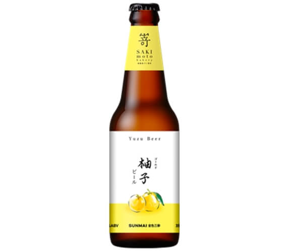 嵜本SAKIMOTO-X-SUNMAI金色三麥-黃金柚啤酒產品照