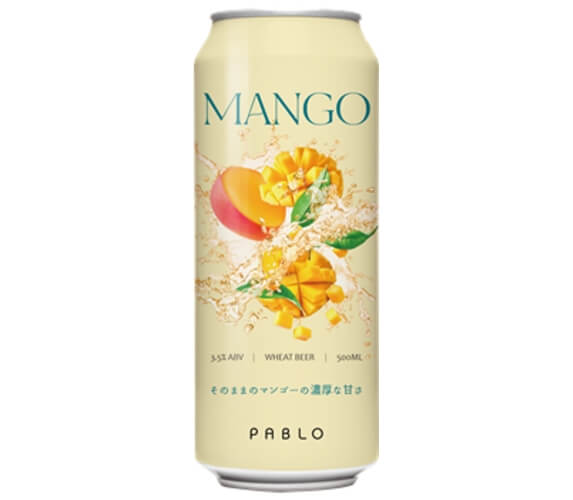 PABLO-X-SUNMAI金色三麥-芒果啤酒產品照