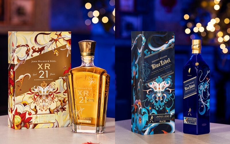 Johnnie Walker 2024新春鉅獻：藍牌《龍騰萬里》限定版& XR21限定禮盒