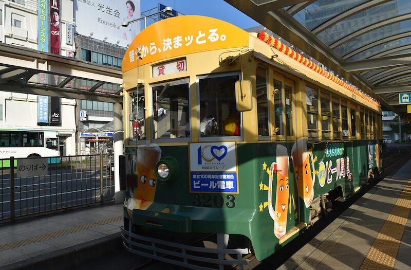 愛知縣豐橋市「納涼啤酒電車」