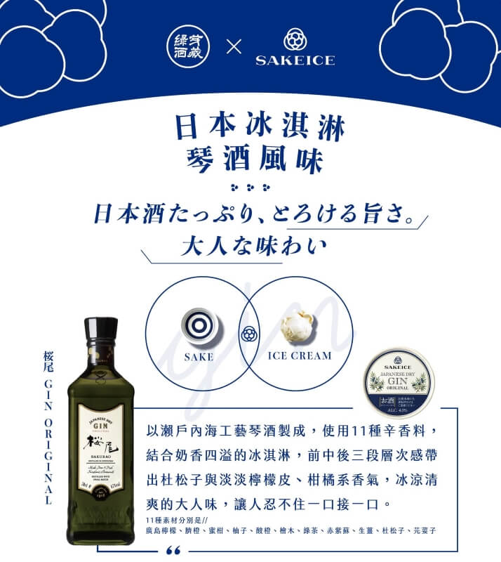 SAKEICE-櫻尾琴酒