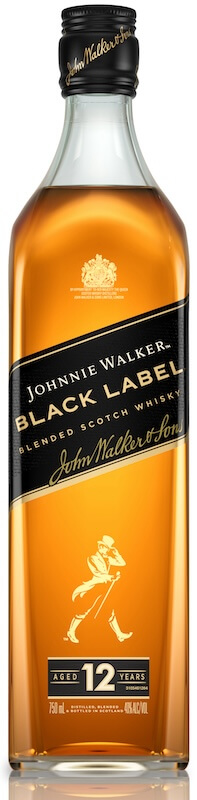 Johnnie Walker黑牌12年蘇格蘭調和威士忌_商品照