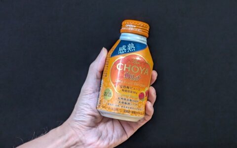 CHOYA果泥氣泡梅酒手持