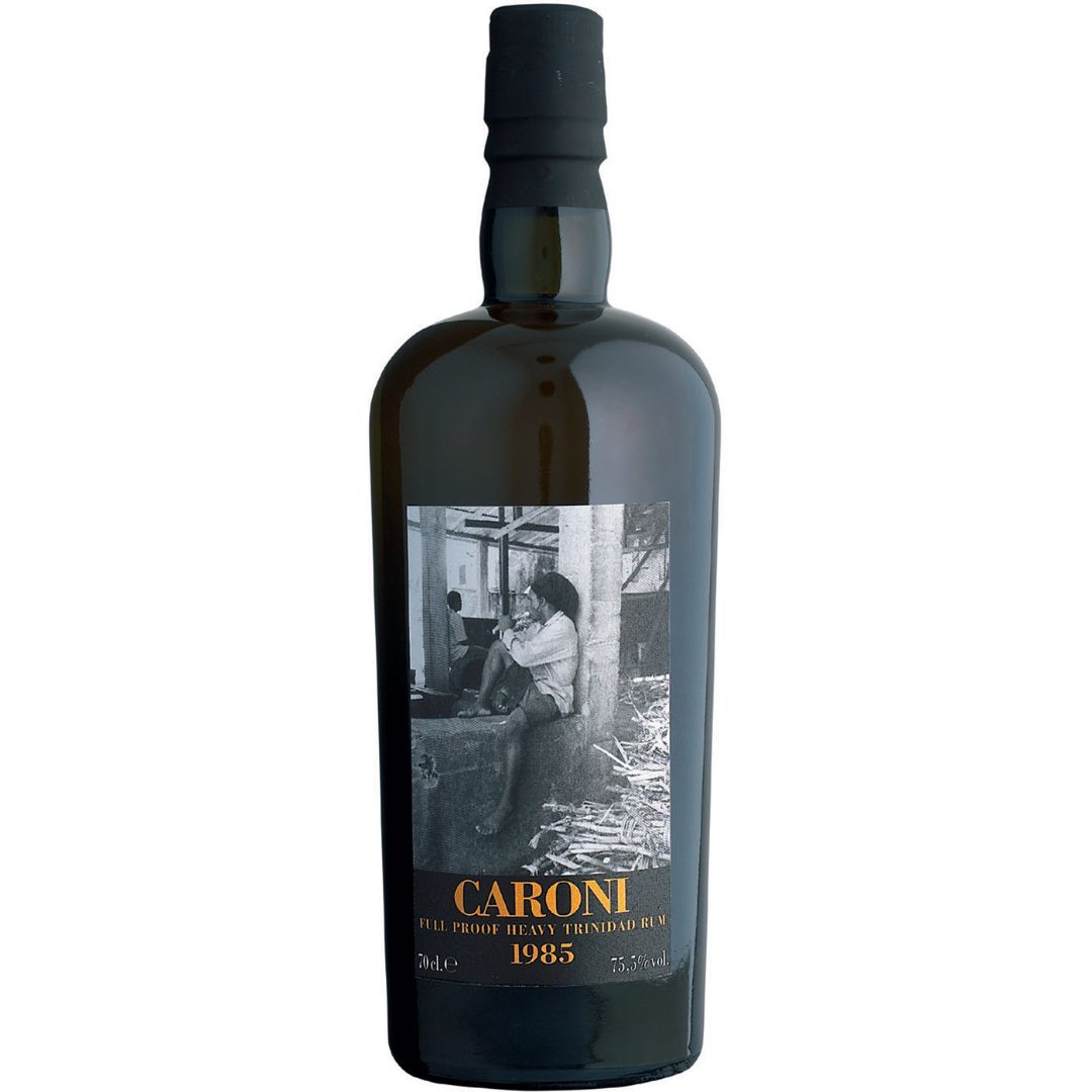 VELIER CARONI 1985 HEAVY TRINIDAD RUM FULL PROOF 20 Y.O.