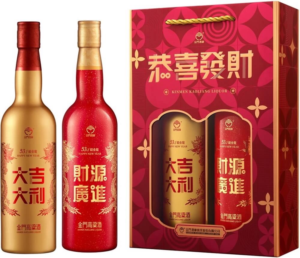 緞金龍金門高粱酒2025 新春特仕版登場！林美秀也認證的春節大器送禮