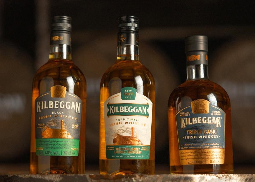 Kilbeggan核心系列威士忌（圖片來源Kilbeggan Distillery粉專）