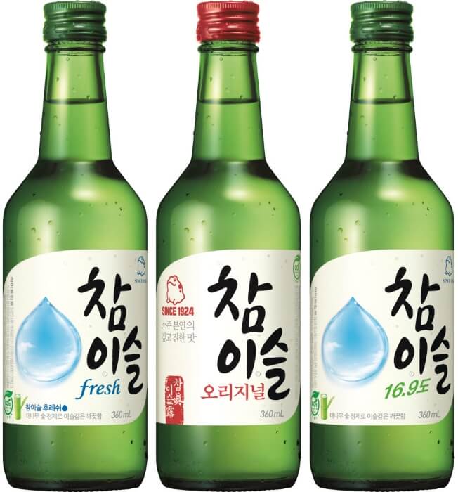 真露燒酒系列