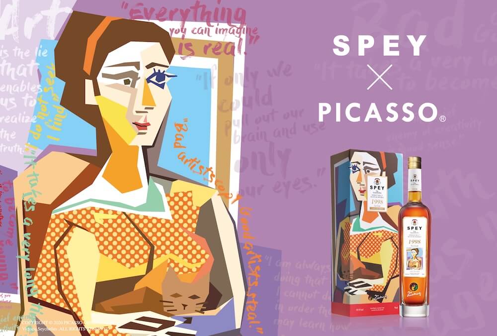 SPEY-×-PICASSO®-第六章《EVA》宛如一件跨越世紀的珍稀藝術品，8-月-27-日正式開放預購，全台限量僅-720-瓶，極具收藏價值。