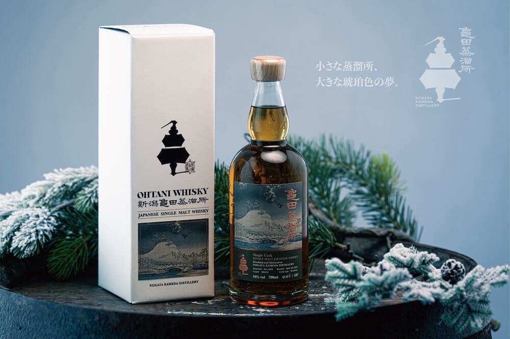 龜田蒸溜所・銀苑映雪一景54_單桶原酒_主視覺