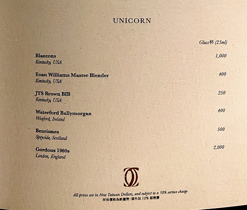 Glass-House-Unicorn酒單