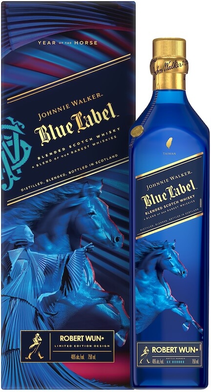 Johnnie-Walker新春限定禮盒_藍牌馬年限定瓶_商品圖