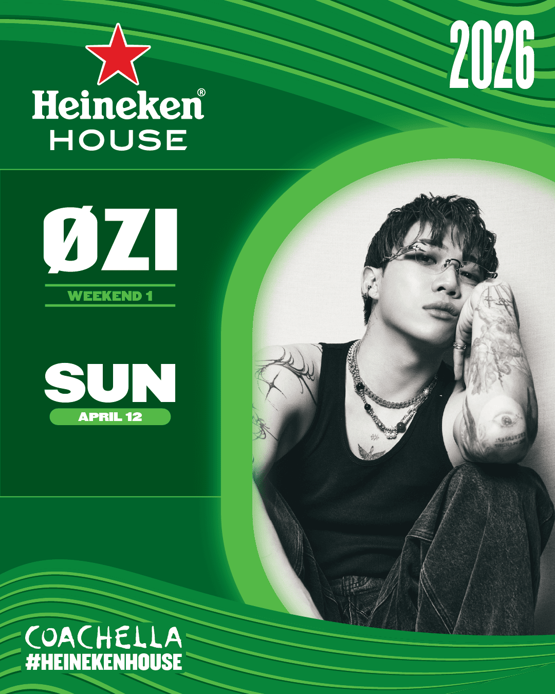 OZI受邀登Coachella-HEINEKEN-House