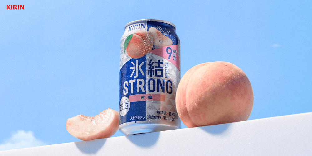 KIRIN冰結STRONG白桃「閃耀」登場_情境圖_03