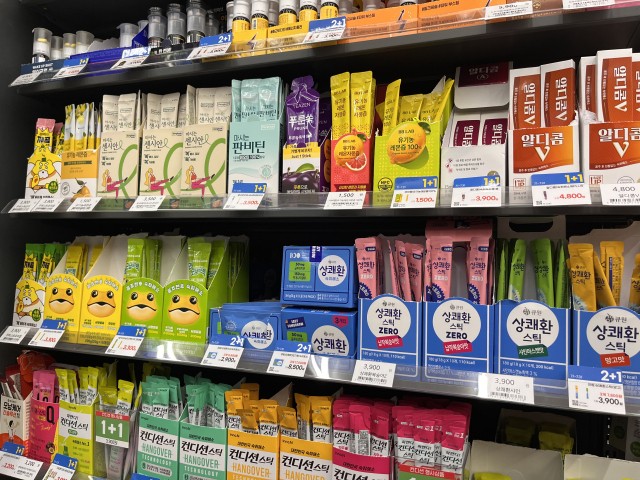 韓國當地解酒保健品