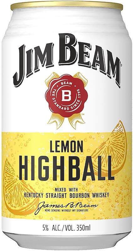 「Jim-Beam金賓-Highball-罐裝調酒」雙口味_檸檬風味