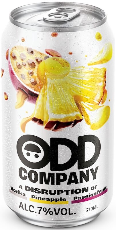 紐西蘭調酒品牌「ODD-COMPANY」登台_「百香果鳳梨」_商品圖