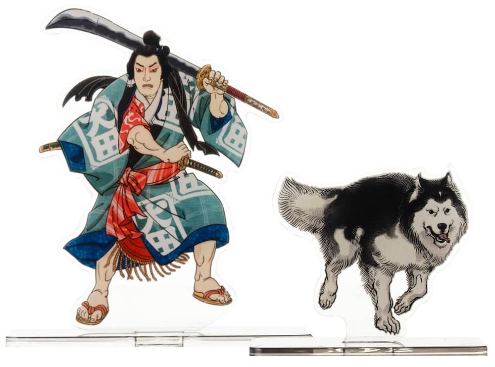 八犬傳・御岳蒸留所「悌の卷・犬田小文吾」單桶原酒_立牌